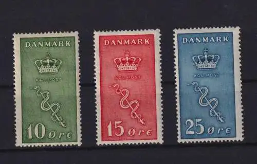 Dänemark 177-179 Kampf gegen Krebs 1929 komplett postfriisch mit Falz