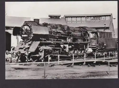 Ansichtskarte Nossen Sachsen Dampflokomotive Baureihe 50.35 bis 37 Sommer 1980