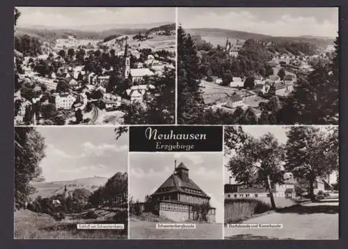 Ansichtskarte Neuhausen Sachsen Erzgebirge Schloß Schwartenberg