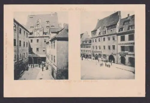 Ansichtskarte Leipzig Sachsen Rothe Colleg Ritterstrasse