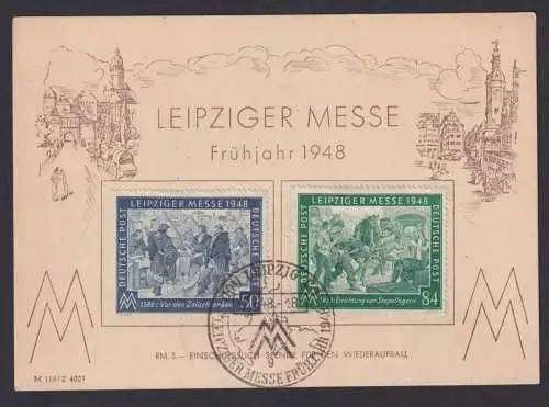 Briefmarken All. Besetzung Gemeinschaft Brief 967-968 Sonderkarte FDC vom 2.3.48