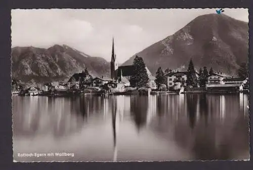 Ansichtskarte Rottach Egern Bayern Wallberg Kirche