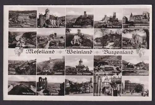 Ansichtskarte Moselland Weinland Burgenland Koblenz Kobern Münstermaifeld