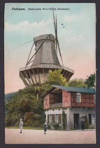 Ansichtskarte Potsdam Brandenburg Historische Windmühle Sanssouci n. Paris