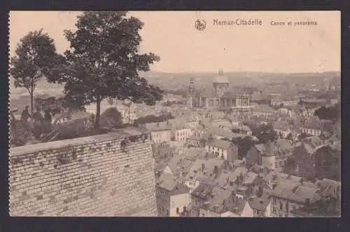 Ansichtskarte Namur Belgien Wallonien Canon et Panorama Stadtansicht Feldpost