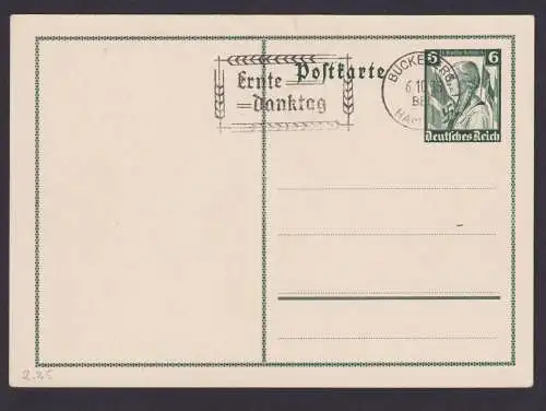 Bückeberg Briefmarken Deutsches Reich Brief Ganzsache Nothilfe SST Ernte Danktag