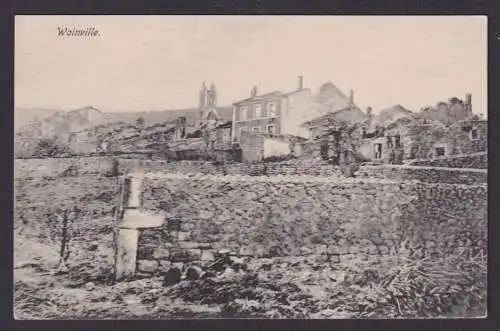 Ansichtskarte Woinville Frankreich Zerstörte Häuser I.Weltkrieg
