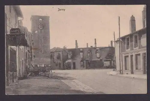 Ansichtskarte Feldpost Jarny Frankreich Zerstörte Häuser n. Lohmar b. Siegburg