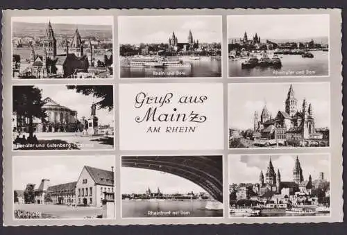 Ansichtskarte Mainz Rheinland Pfalz Rhein Ansichten