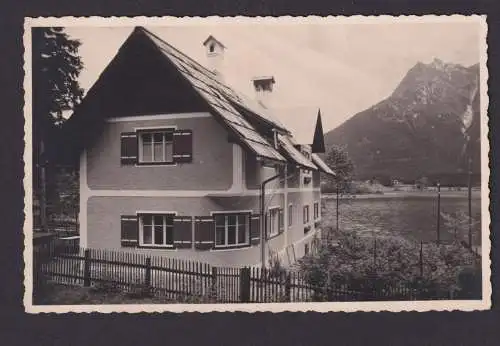 Ansichtskarte Hallstädter See Österreich Haus Greunz