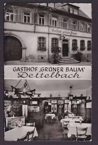 Ansichtskarte Dettelbach Bayern Gastronomie Gasthof Grüner Baum Bes.