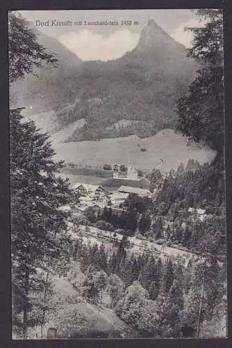 Ansichtskarte Kreuth Bayern Leonhardstein Gebirge n. Großhadern