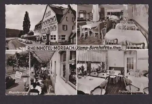 Ansichtskarte Kamp Bornhofen Rheinland Pfalz Gastronomie Rheinhotel Morbach n.