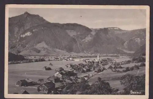 Ansichtskarte Bezau i. Begrenzerwald Voralberg Österreich Ortsansicht Gebirge n.