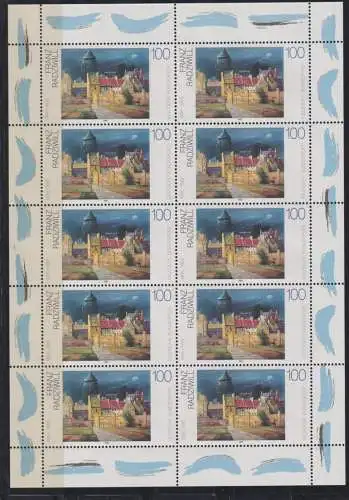 Bund Kleinbogen Zehnerbogen 1774-1776 Malerei Luxus postfrisch MNH Kat. 80,00