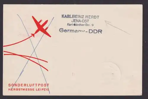 Flugpost Brief Air Mail Lufthansa LH 604 Frankfurt Teheran Iran Boeing Jet 720 B