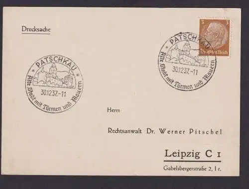 Patschkau Schlesien Deutsche Ostgebiete Deutsches Reich Drittes Reich Postkarte