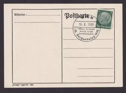 Ostmark Wien Österreich Deutsches Reich Drittes Reich Postkarte Anlass SST 32.