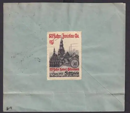 Zwickau Sachsen Deutsches Reich Drittes Reich Brief Kunst Kultur Musik SST