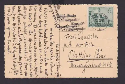 Ostmark Wien Österreich Deutsches Reich Drittes Reich Karte Postsache SST nach