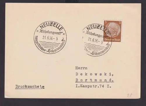 Wuppertal Elberfeld NRW Deutsches Reich Drittes Reich Karte Postsache Vergiß