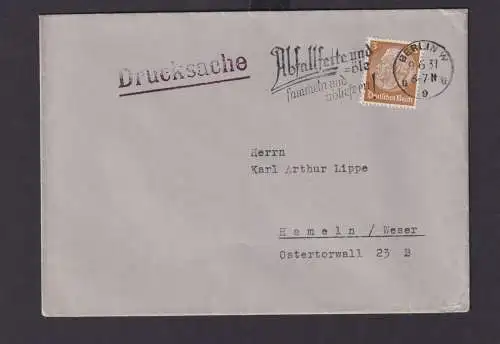 Deutsches Reich Drittes Reich Briefe SST Abfallfette und Öle sammeln und