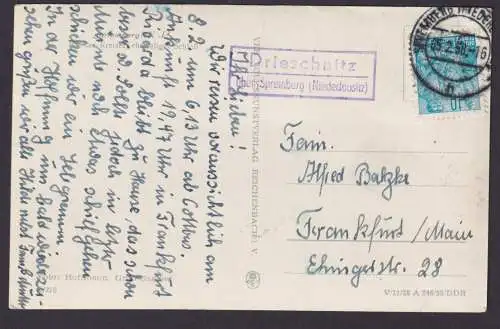 Drieschnitz über Spremberg Niederlausitz Brandenburg DDR Ansichtskarte