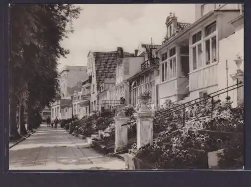 Ansichtskarte Warnemünde Mecklenburg Vorpommern Seebad Ostsee Häuserreihe