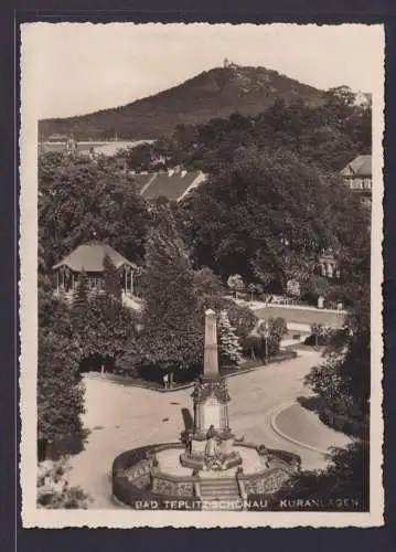 Ansichtskarte Teplitz Schönau Teplice Sudetenland Böhmen Tschechien Kuranlagen