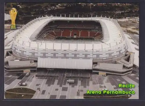 Ansichtskarte Fußballstadion Recife Brasilien Arena Pernambuco