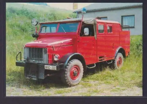 Ansichtskarte Tragkraftspritzenfahrzeug Borgward B 522