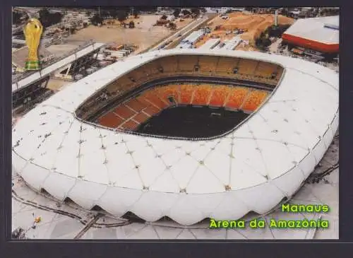 Ansichtskarte Fußballstadion Manaus Brasilien Arena da Amazonia