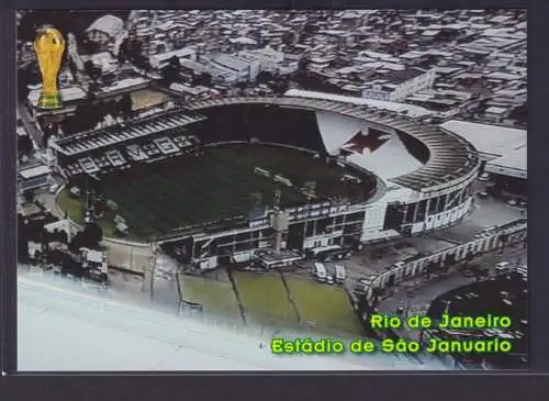 Ansichtskarte Fußballstadion Rio de Janeiro Brasilien Estadio de Sao Januario