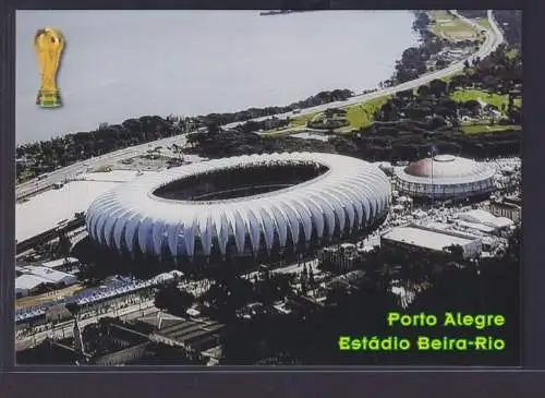 Ansichtskarte Fußballstadion Porto Alegre Brasilien Estadio Beira Rio