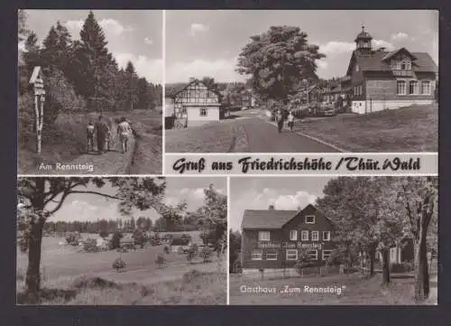 Ansichtskarte Friedrichshöhe Thüringen Gastronomie Gasthaus Zum Rennsteig