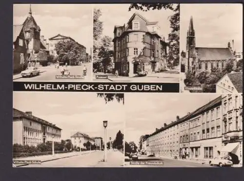 Ansichtskarte Guben Brandenburg Wilhelm Pieck Stadt Strasse der Freundschaft