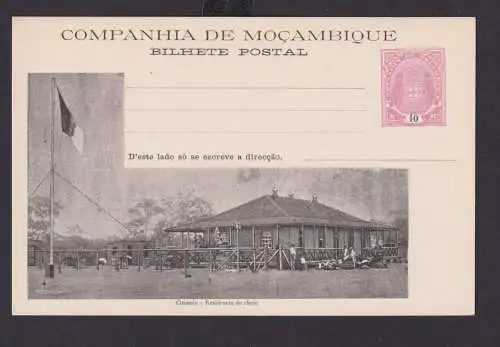Mosambik Mozambique Afrika Portugal Kolonien selt. Bild Ganzsache Companhia de