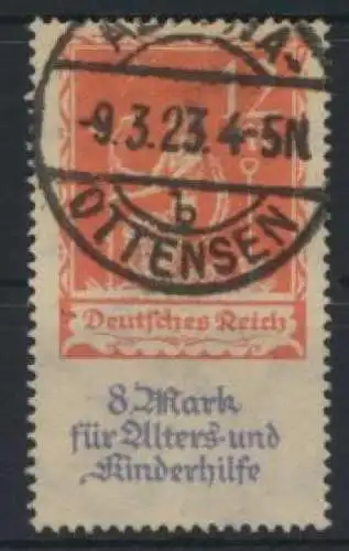 Deutsches Reich 234 Alters u. Kinderhilfe gestempelt Altona Ottensen Kat 30,00