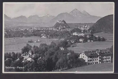 Ansichtskarte Salzburg Parsch Totalansicht Gebirge Landschaft Österreich