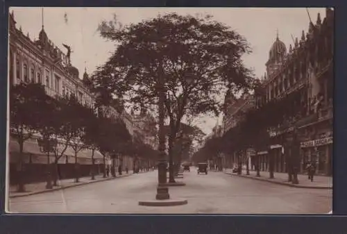 Ansichtskarte Rio De Janeiro Avenida Rio Branco Prachtstrasse Oldtimer