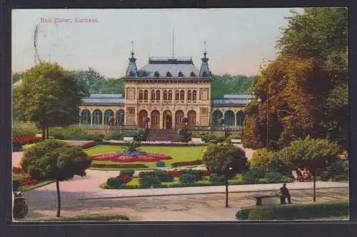 Ansichtskarte Künstlerkarte Bad Elster Kurhaus Park Sachsen nach Oberpickenhain