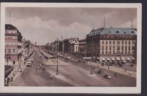 Ansichtskarte Künstlerkarte Berlin Unter den Linden Prachtstrasse Oldtimer Serie