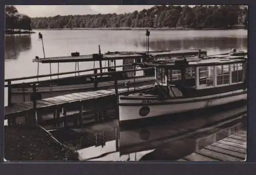 Ansichtskarte Brandenburg Havel Fluss Boote ab Brandenburg nach Arnstadt