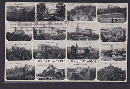Ansichtskarte Zwickau n. Solbach Dürrenberg Vogtland Burgen und Schlösser