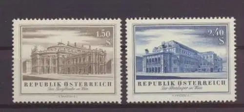 Österreich 1020-1021 Burgtheather Wien Luxus postfrisch MNH