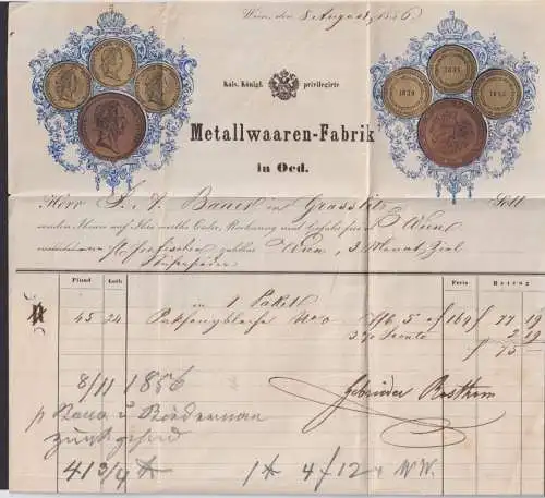 Österreich Kaiserlich Königli. priviligierte Metallwaren Lithographierte