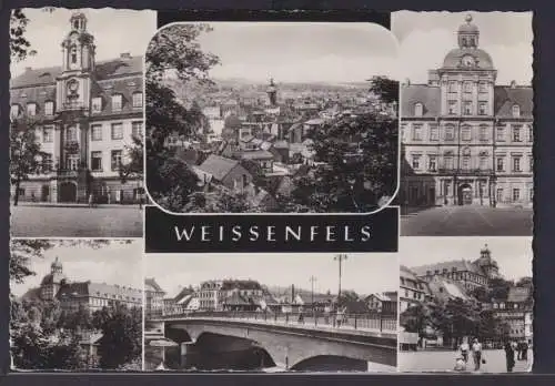 Ansichtskarte Weissenfels Sachsen Anhalt Ansichten nach Arnstadt Thüringen