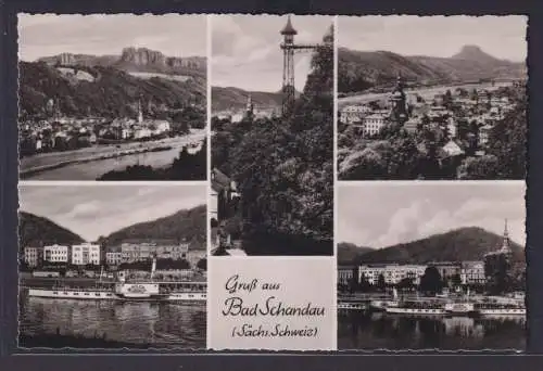 Ansichtskarte Bad Schandau Sachsen Sächsische Schweiz Ansichten Verlag Albert