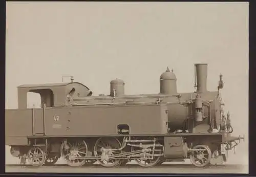 Eisenbahn Foto Ansichtskarte Ec 3-5 Nr. 42 Tenderlokomotive Thunerseebahn TSB
