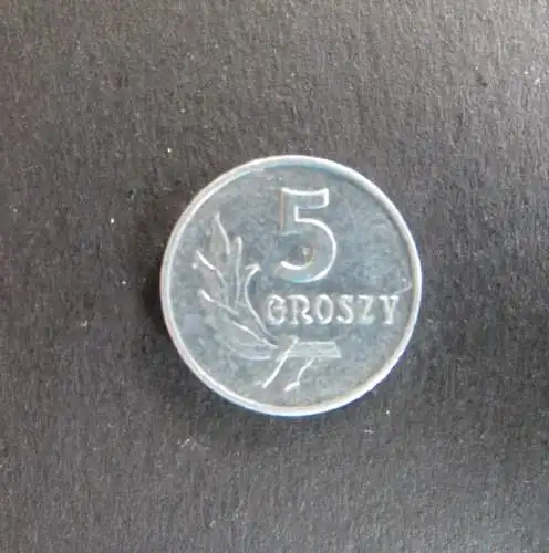 Münze Volksrepublik Polen 1962 5 Groszy Schön 38 ss